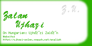 zalan ujhazi business card